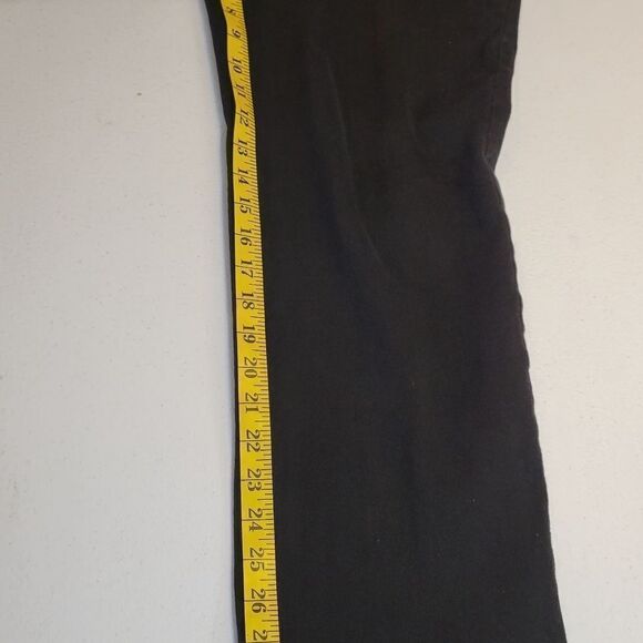 Lauren Ralph Lauren Black Bare Back Straight Leg Jeans 90s Y2K Plus Size 16 - Picture 12 of 13